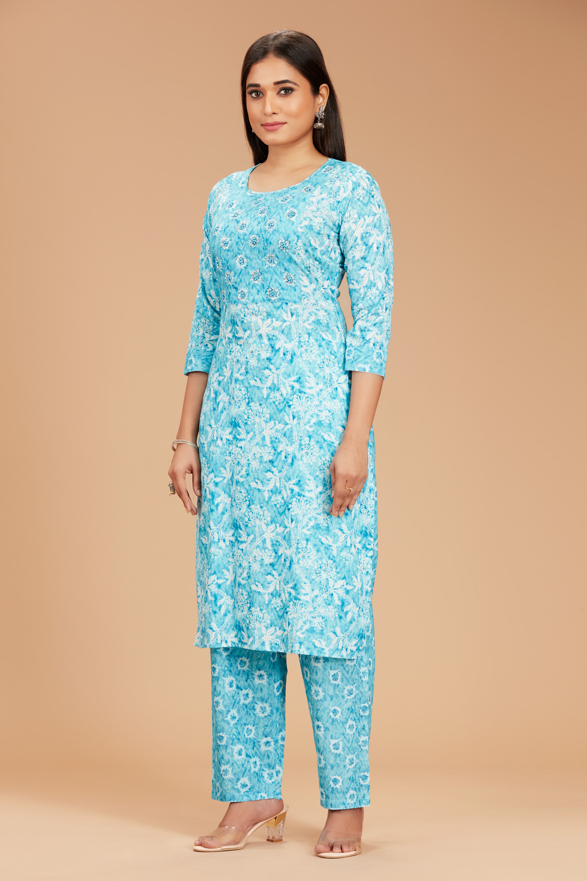 Blue Kurti With Pant